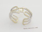 srm178 Fashion sparkling sterling silver Ring Setting in wholesale