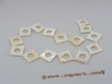 ss008 Five strands 20mm square shell beads wholesale