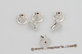Ssfit004 Sterling Silver Barrel Style Ear Nut