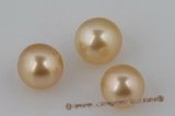 ssp10-11mm Wholesale 10-11mm AA grade south sea loose pearl in golden color