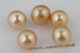ssp11-12mm Golden color 11-12mm AA grade south sea loose pearl in wholesale