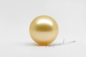 ssp9-10mm Wholesale nature golden color 9-10mm south sea loose pearl,AA grade