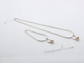 Stcset003 12-14mm Large Rice Pearl Silver Toned Necklace& Bracelet set