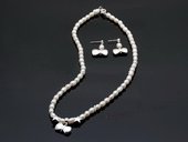 Stcset006 Fantastic Hand Knotted Cultured Pearl Princess Necklace