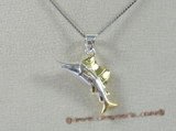 stp007 Sterling Silver 14*21mm dolphin Pendant in wholesale