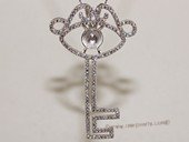 stp158 Sterling Silver Sparkling Zircon Pendant Tail For Jewelry Marking