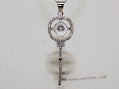 stp164 Sterling Silver Sparkling Zircon Pendant Mounting For Jewelry Marking