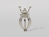 Swpm009 Wholesale 925Sterling Silver Crown Cage Pendant