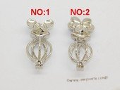 Swpm062 Sterling silver Wish pearl pendants (cages) wholesale