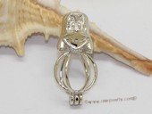 Swpm065 Wholesale Cartoon Mouse Design Cage Pendant in Sterling Silver