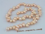 sds02 five strands nature pink 6-7m side-dirlled pearls