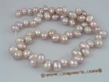 sds03 five strands nature purple 6-7m side-dirlled pearls
