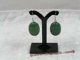 tqe002 Sterling 20*26mm oval turquoise beads dangle Earring