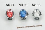 wr002 Fashionable design man made crystal ring watches