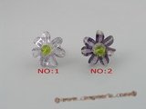 ZR010 Adjustable 30mm layers flower cluster flower zircons rings